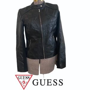 COPY - GUESS Faux Leather Moto Jacket